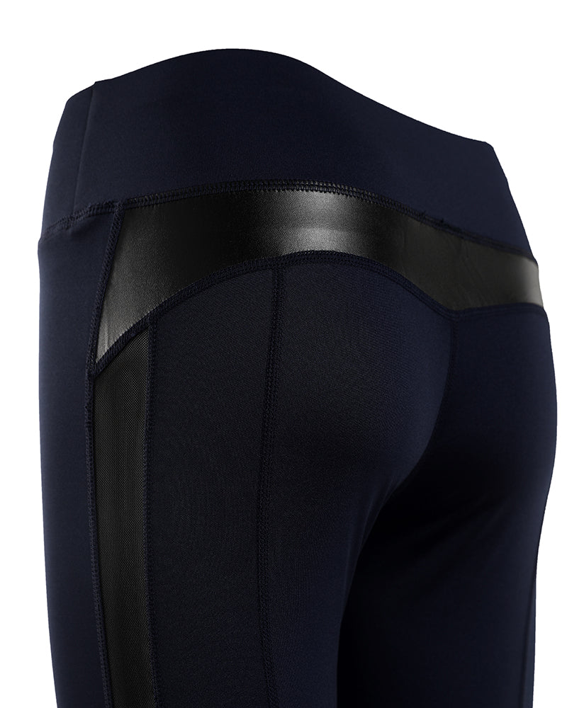 Sheer Mesh High Waist Tummy Control Butt Lift Elasticity Sporty Leggings Causal Active Pants