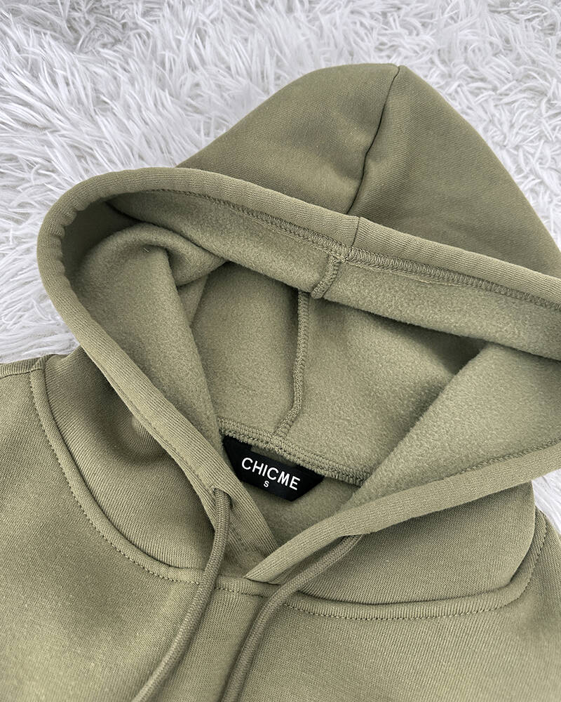 Argyle Textured Button Down Side Slit Long Sleeve Fleece Teddy Coat Hooded Jacket Warm Outwear