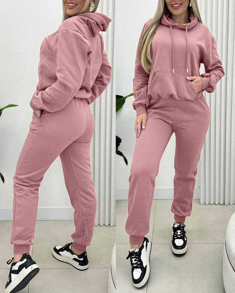 Argyle Textured Button Down Side Slit Long Sleeve Fleece Teddy Coat Hooded Jacket Warm Outwear