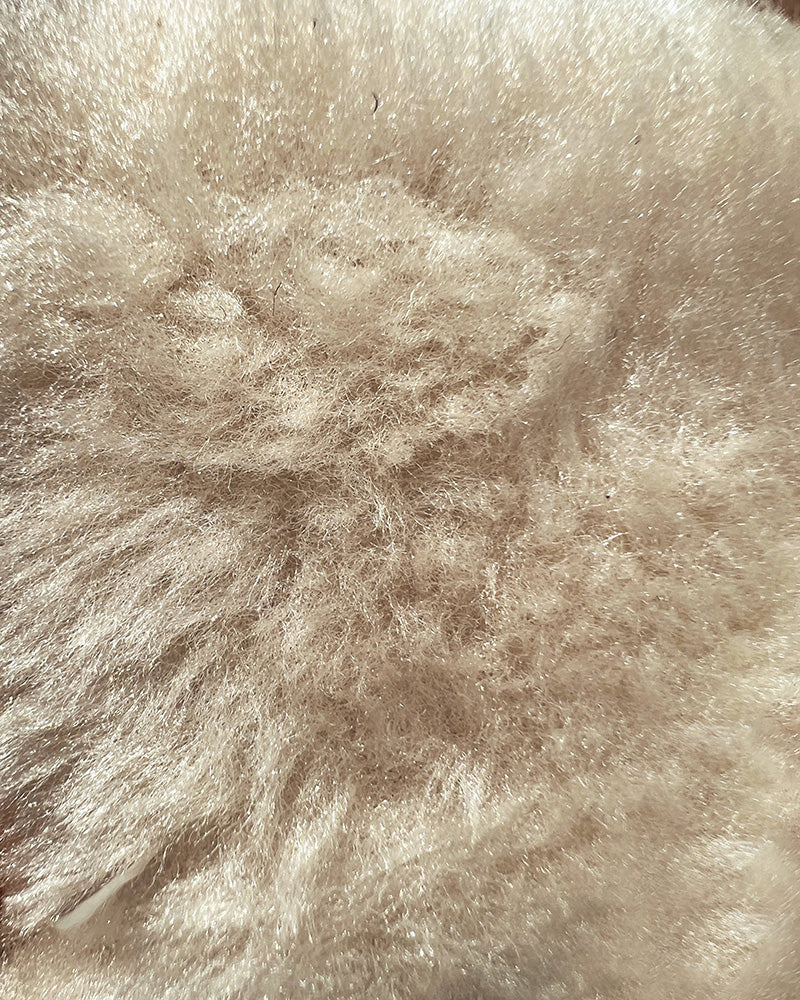 Fuzzy Detail Lined Lace-up Snow Boots