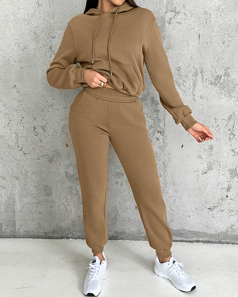 Argyle Textured Button Down Side Slit Long Sleeve Fleece Teddy Coat Hooded Jacket Warm Outwear